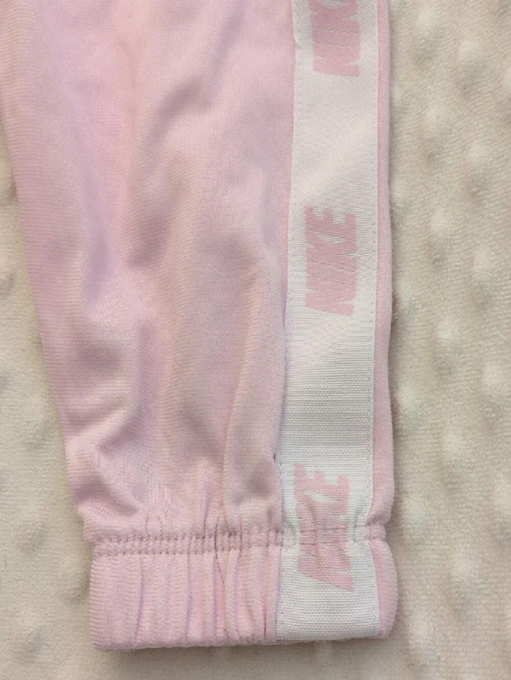 Nike Light Pink Girls' 2-Piece Track Set with Black Swoosh, 12 NWT - Picture 8 of 12